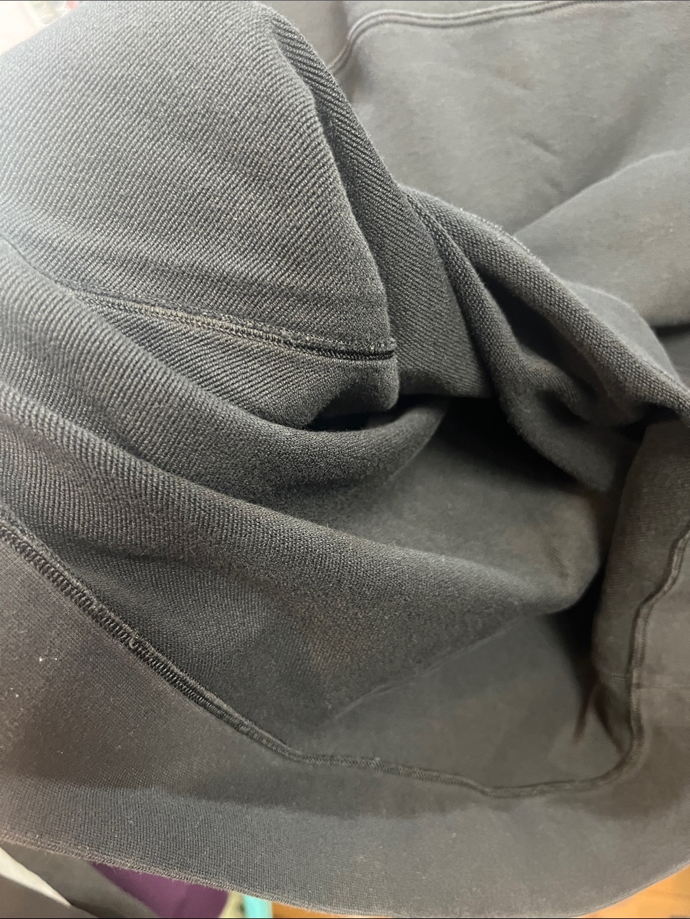 193. Lululemon Perfectly Oversized Crew *Pride Black pullover - Picture 9 of 9